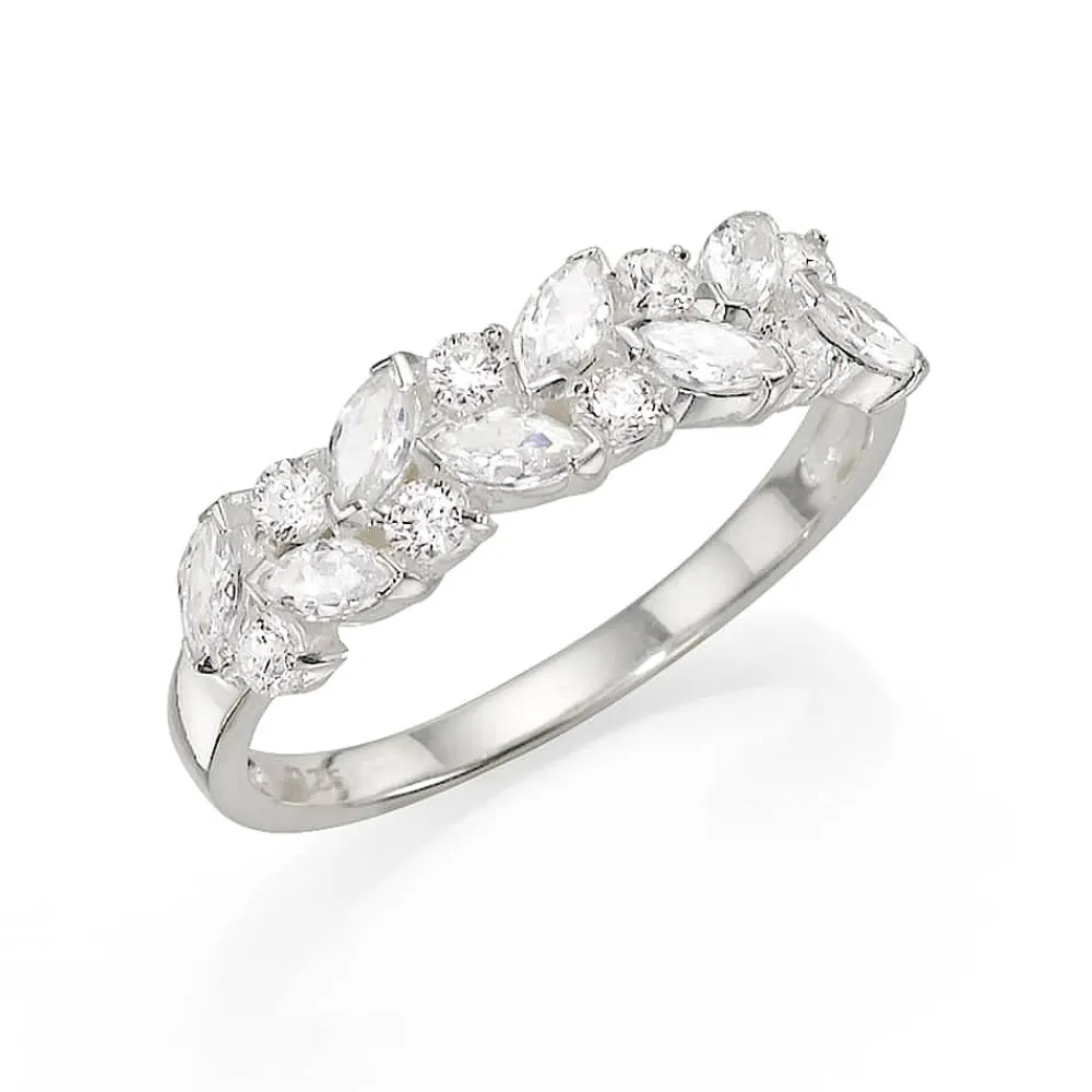 Cheap Bague en Argent Couronne Rayonnante Bagues