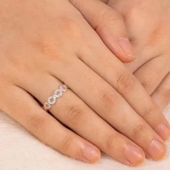 Best Bague en Argent Éternel Écho Bagues