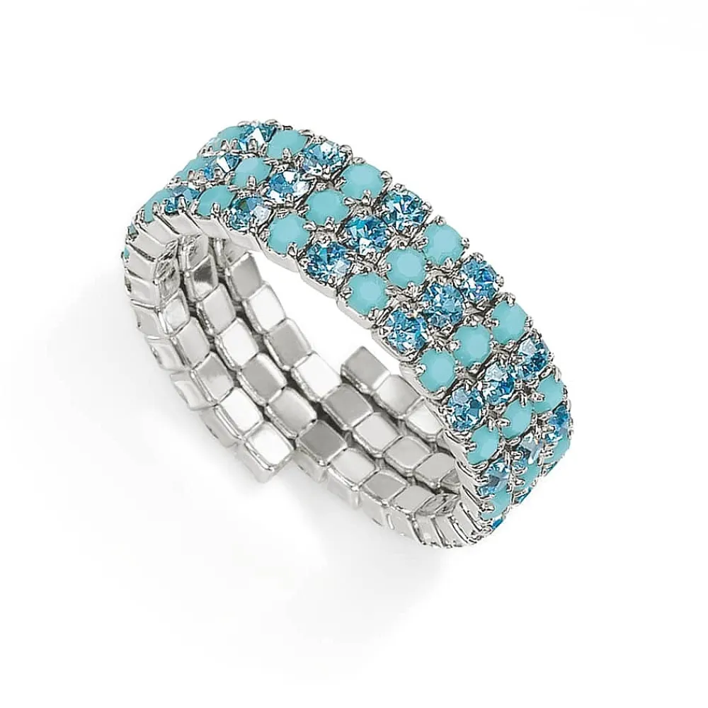 Hot Bague en Cristal L’Éveil de l’Aqua Bagues