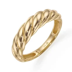 Clearance Bague en Or Remous de la Vague Bagues