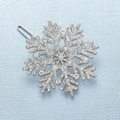 Cheap Barrette Flocon de Neige Étincelant Accessoires Cheveux