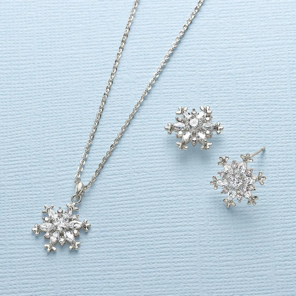 Best Sale Bijoux en Cristal Saison des Voeux Colliers Et Pendentifs | Boucles D'oreilles