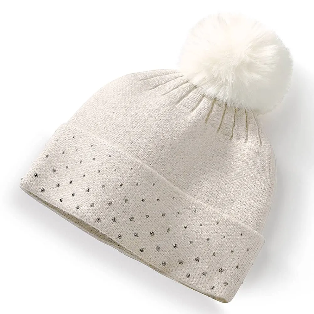 Store Bonnet Crème Vœux d’Hiver Accessoires Cheveux