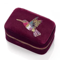 New Boîte à Bijoux Colibri Harmonieux Rangements Bijoux