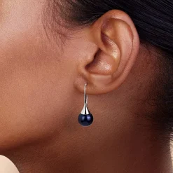 Fashion Boucles d'oreille Bleu Marine De Nuit Boucles D'oreilles