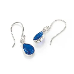 Flash Sale Boucles d'oreilles Bleu Brillant Boucles D'oreilles