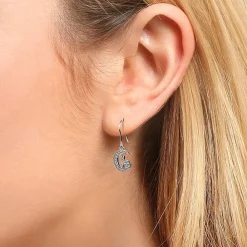Sale Boucles d’oreilles Chat Lunaire Boucles D'oreilles