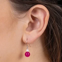 Cheap Boucles d'oreilles d'Agates Jouez Sur les Couleurs Boucles D'oreilles