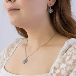 New Boucles d'oreilles de Cristal Qu’il Neige Boucles D'oreilles