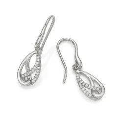 Fashion Boucles d'oreilles en Argent Enveloppée Dans la Gloire Boucles D'oreilles