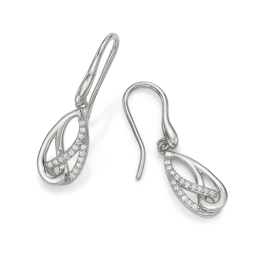 Fashion Boucles d'oreilles en Argent Enveloppée Dans la Gloire Boucles D'oreilles