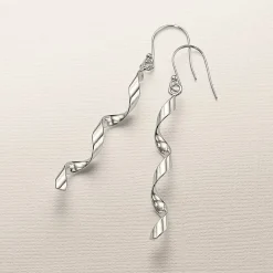 Sale Boucles d'oreilles en Argent Dansons le Twist Boucles D'oreilles