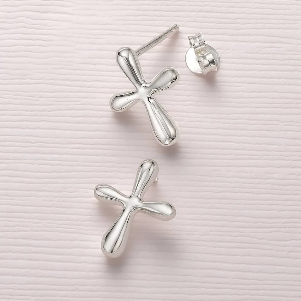 Best Boucles d'oreilles en Argent Éclat de la Foi Boucles D'oreilles