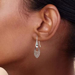 Cheap Boucles d’oreilles en Argent Murmure dans le Vent Boucles D'oreilles