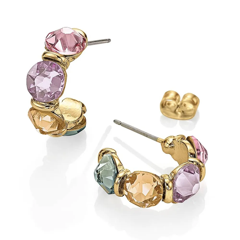 New Boucles d'oreilles en Cristal Parfaitement Pastel Boucles D'oreilles