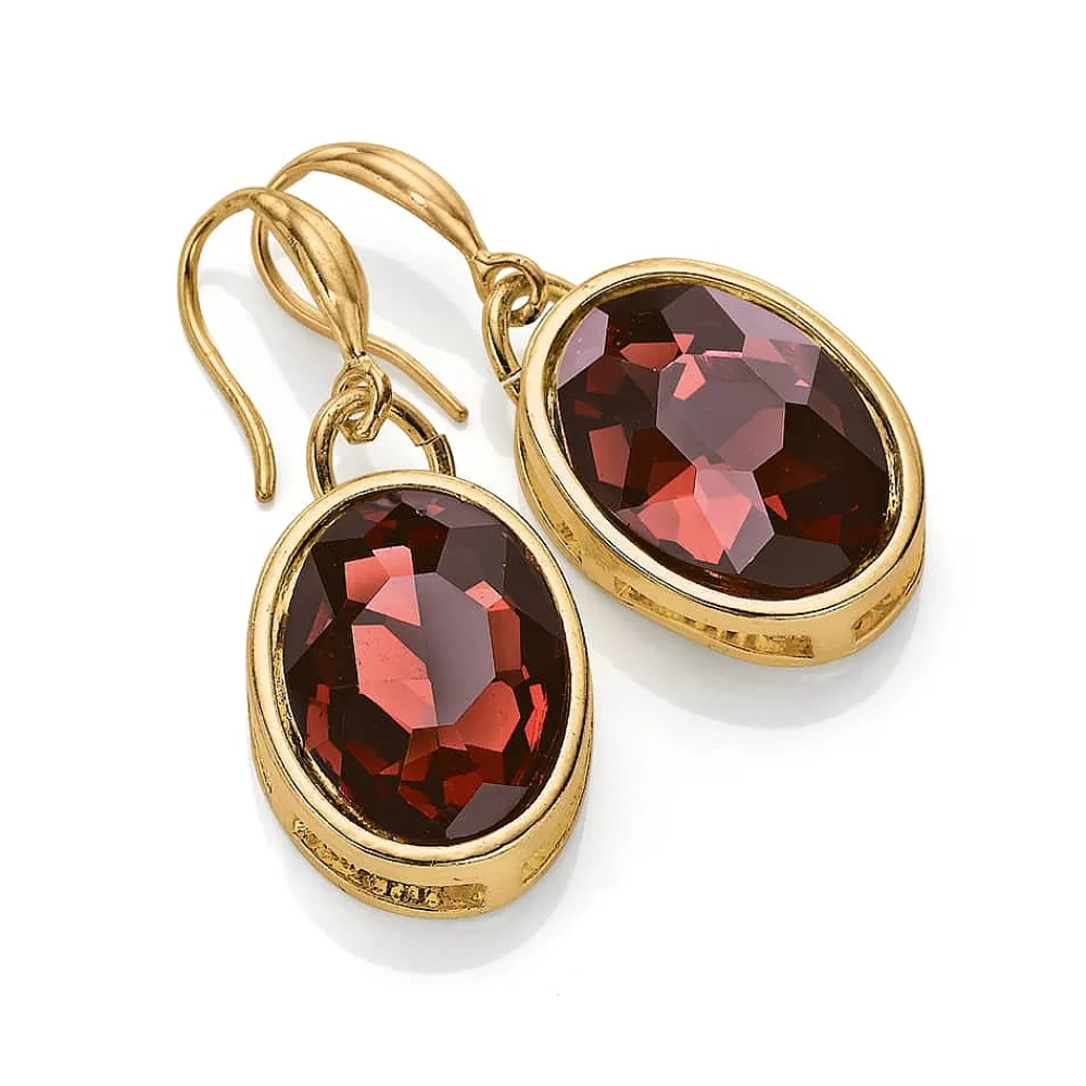 Online Boucles d’oreilles en Cristal Allez en Bourgogne Boucles D'oreilles