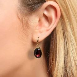 Online Boucles d’oreilles en Cristal Allez en Bourgogne Boucles D'oreilles