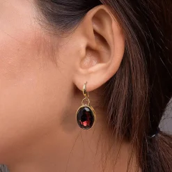 Online Boucles d’oreilles en Cristal Allez en Bourgogne Boucles D'oreilles