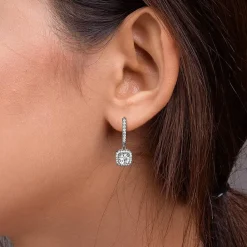 Sale Boucles d’oreilles en Cristal Habiller pour Impressionner Boucles D'oreilles