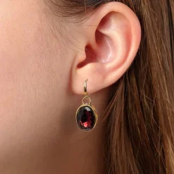 Online Boucles d’oreilles en Cristal Allez en Bourgogne Boucles D'oreilles