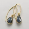Hot Boucles d’oreilles en Lapis Vision Intérieure Boucles D'oreilles