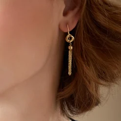 Shop Boucles d'oreilles en Or Danse Lyrique Boucles D'oreilles