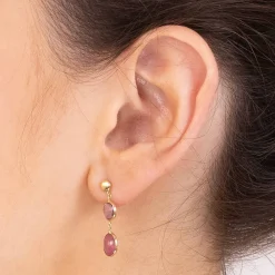 Sale Boucles d'oreilles en Or Divine Dualité Boucles D'oreilles