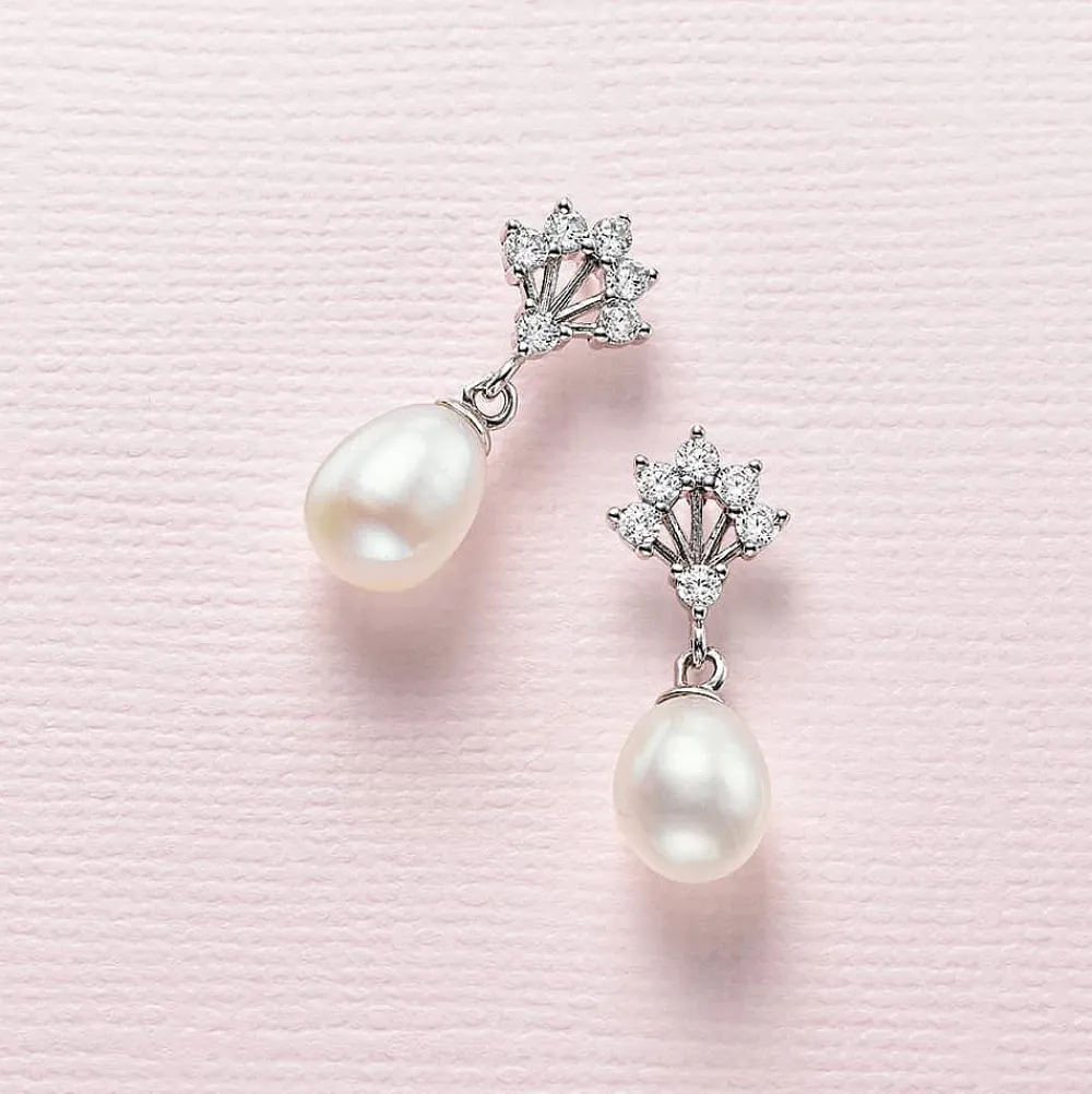 Fashion Boucles d'oreilles en Perles Damoiselle Art Déco Boucles D'oreilles