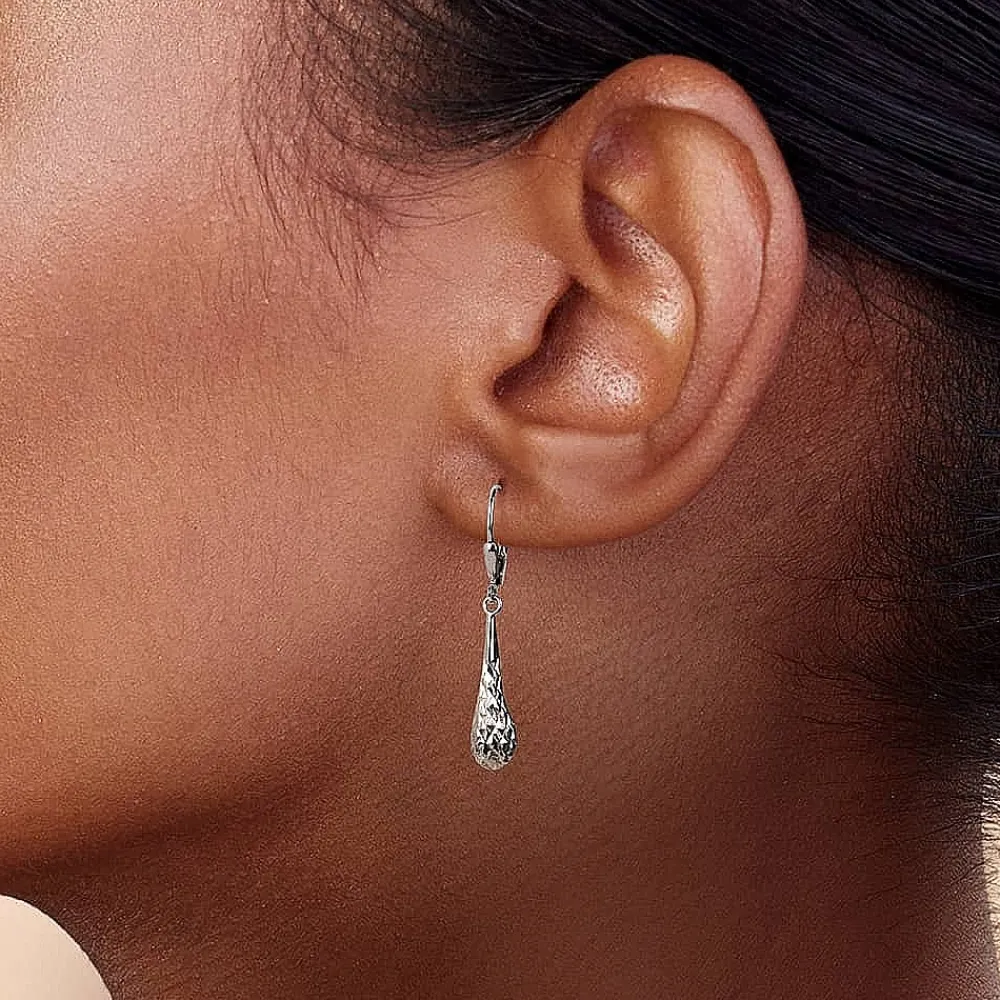 Store Boucles d’oreilles Goutte en Argent Boucles D'oreilles