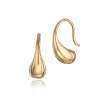 New Boucles d'oreilles Gouttes d’Or Fondu Boucles D'oreilles