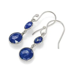 Sale Boucles d'oreilles Lapis Sagesse Éveillée Boucles D'oreilles