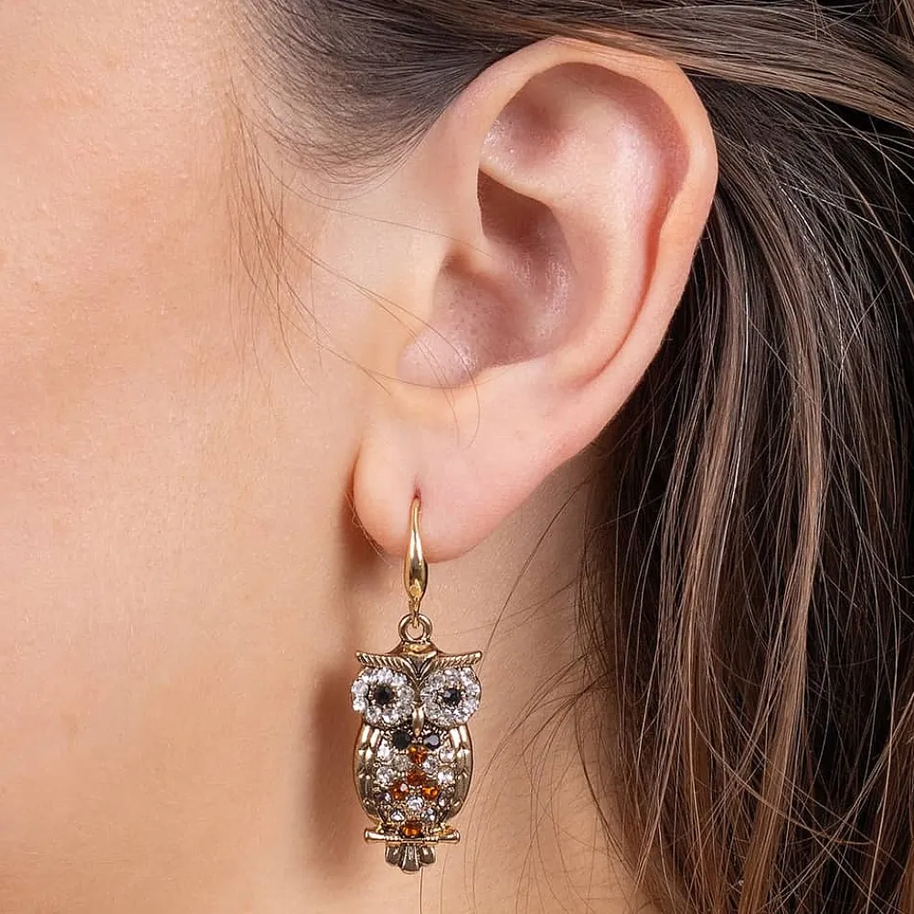 Best Sale Boucles d'oreilles Sagesse du Hibou Boucles D'oreilles