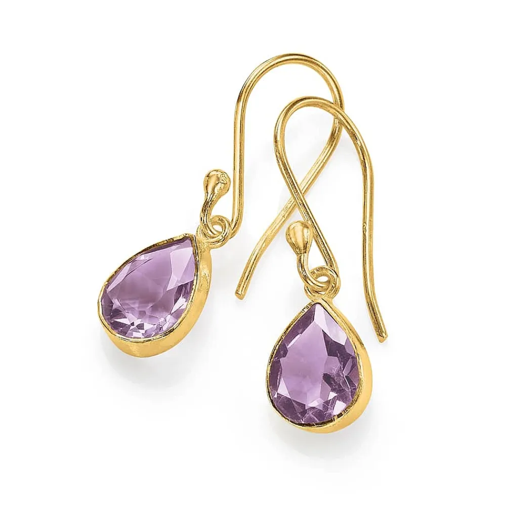 Clearance Boucles d’oreilles Un Œil Pour l’Améthyste Boucles D'oreilles
