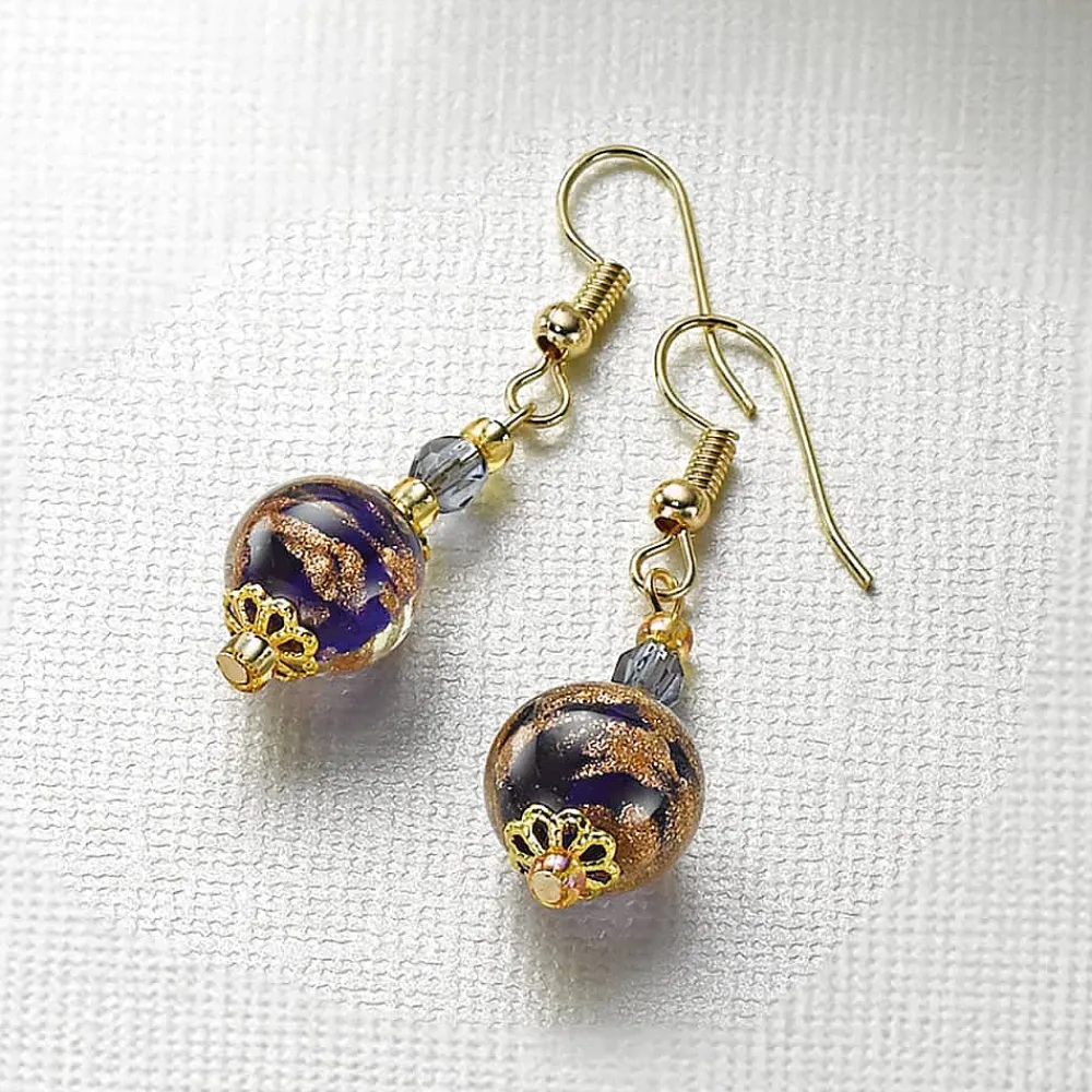 Best Boucles d'oreilles Verre de Murano En Finesse Boucles D'oreilles