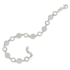 Online Bracelet Centré sur l’Argent Bracelets