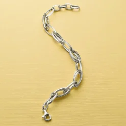 Clearance Bracelet en Argent Forgé Avec Finesse Bracelets