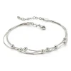 Fashion Bracelet en Argent Parfaitement Ponctué Bracelets