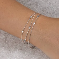 Fashion Bracelet en Argent Parfaitement Ponctué Bracelets