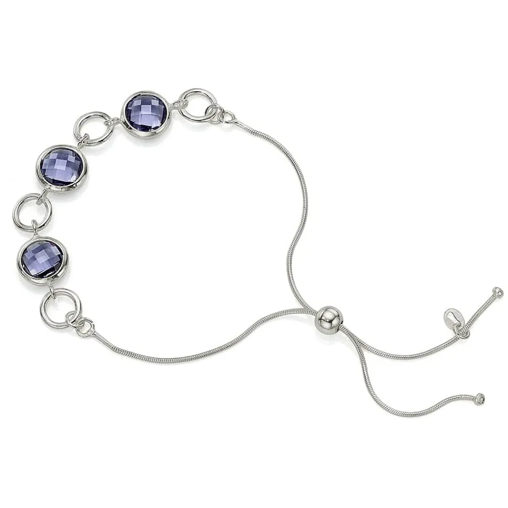 Discount Bracelet en Argent Rêve de Violet Bracelets