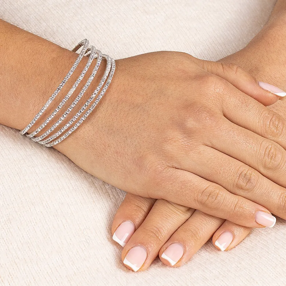 New Bracelet en Cristal à Spirales Bracelets