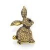 Discount Broche en Cristal Lapin Heureux Broches | Broches
