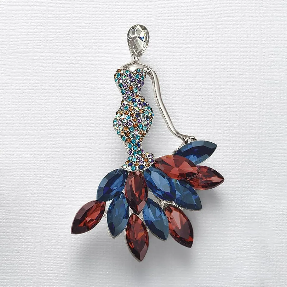 Sale Broche en Cristal Reine Dansante Broches | Broches