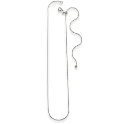 Cheap Chaîne Longue Ajustable en Argent Les Essentiels