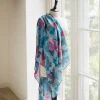 Cheap Écharpe Bleu de Bonheur Écharpes Et Foulards