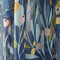 Cheap Écharpe Bleue Botanique Écharpes Et Foulards