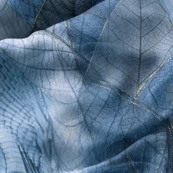 Store Écharpe Feuilles Bleues Écharpes Et Foulards