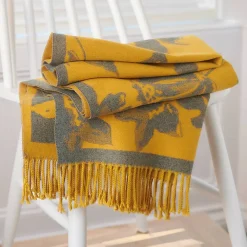 Sale Écharpe Réversible Mourtarde Écharpes Et Foulards