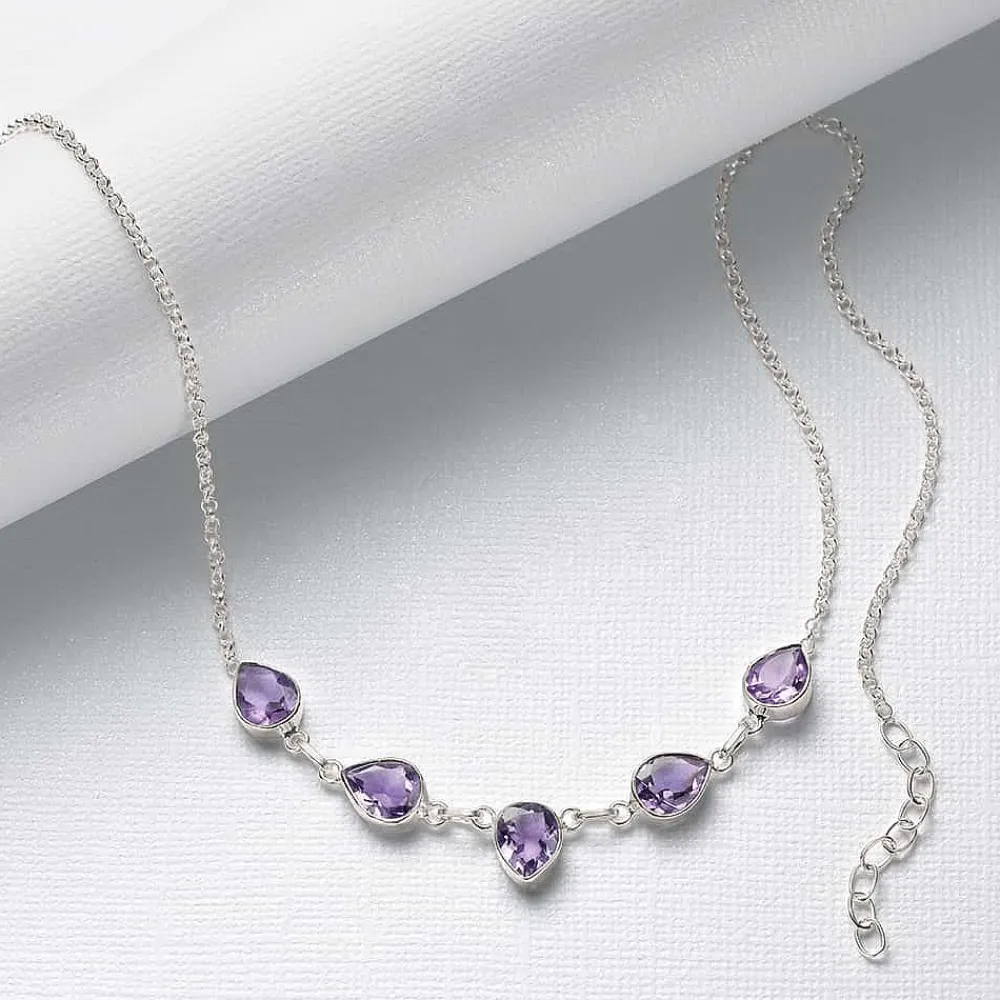 Sale Collier Aura d’Améthystes Colliers Et Pendentifs