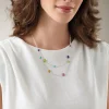 Discount Collier Cascade Chromatique Colliers Et Pendentifs