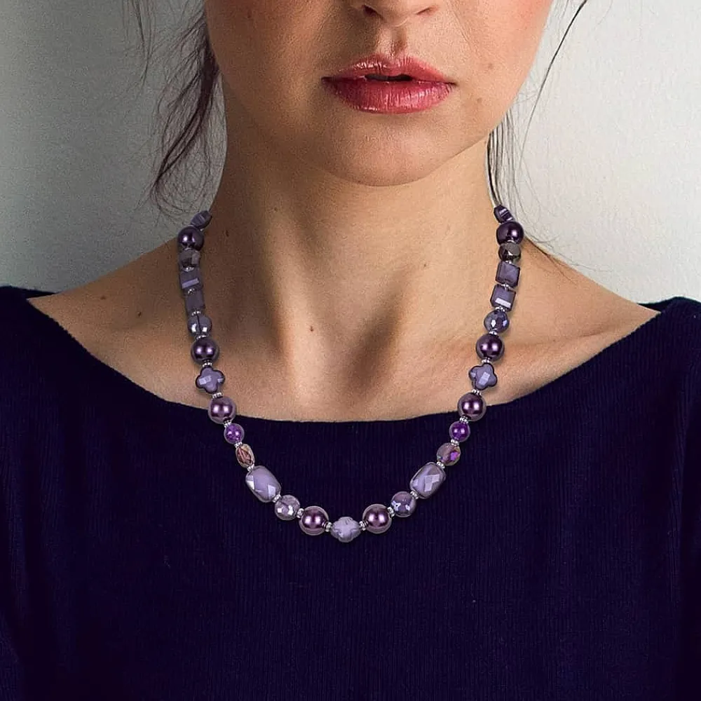 Fashion Collier Crépuscule Violet Colliers Et Pendentifs